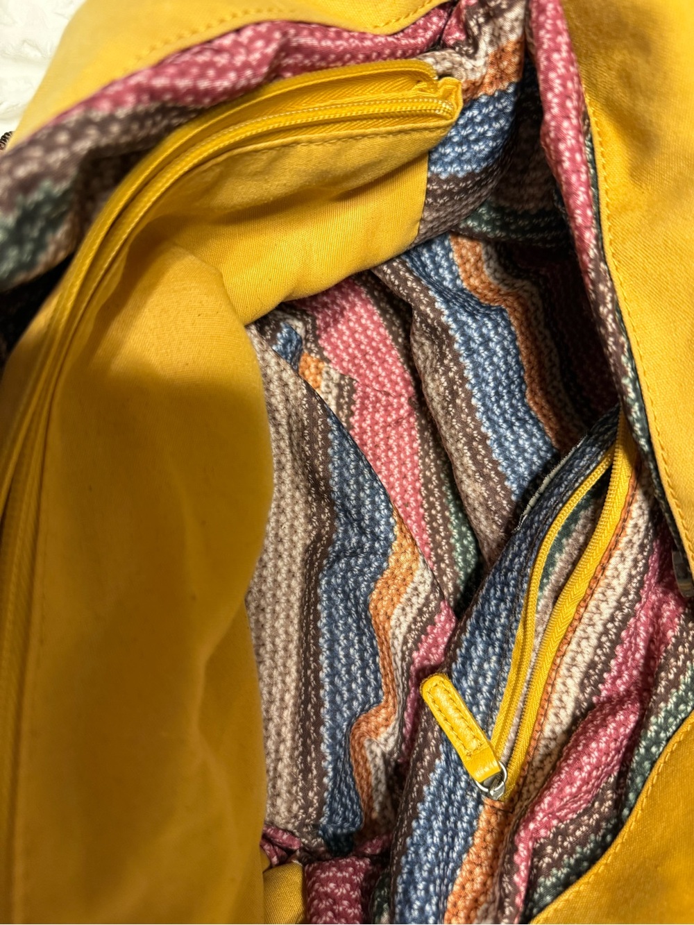 The Sak Yellow Leather Tote with Braided Handles - Picture 8 of 9